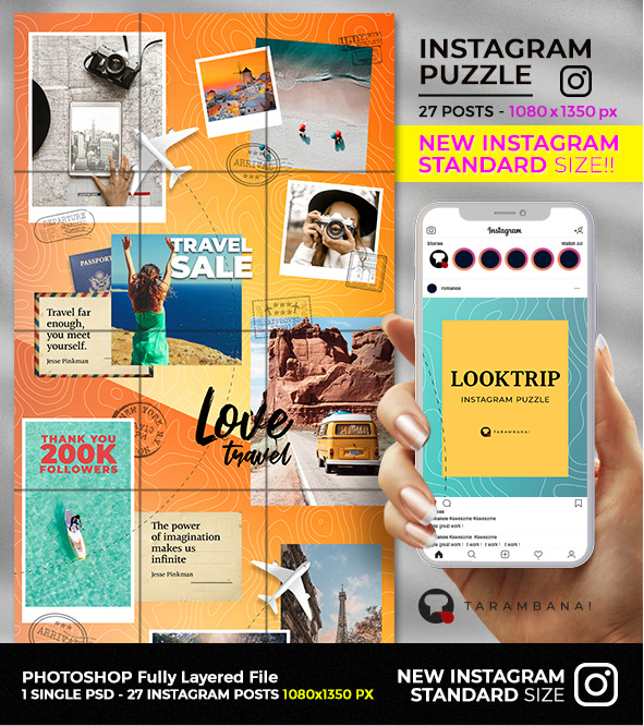 LOOKTRIP - Feed Puzzle para Instagram