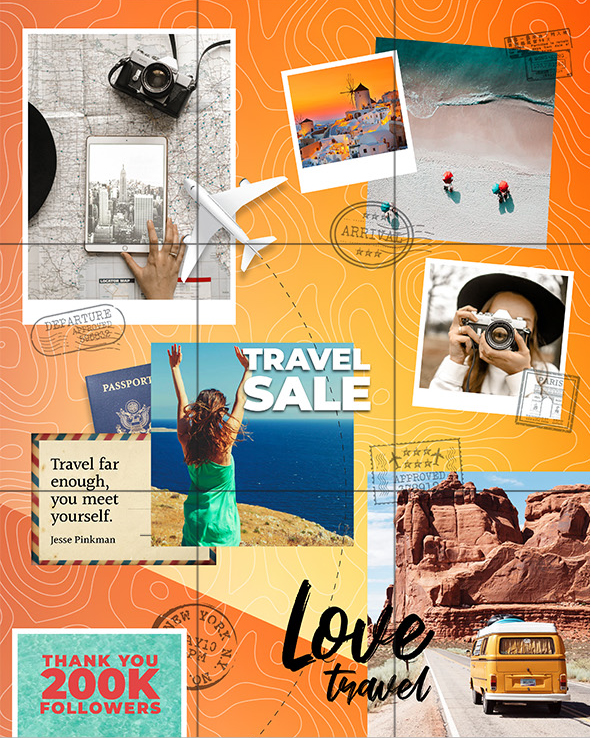LOOKTRIP - Feed Puzzle para Instagram - Imagen 3
