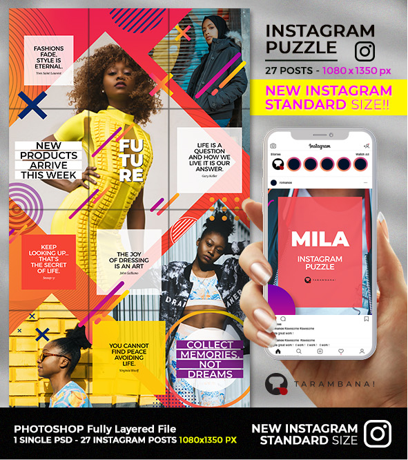 MILA - Feed Puzzle para Instagram