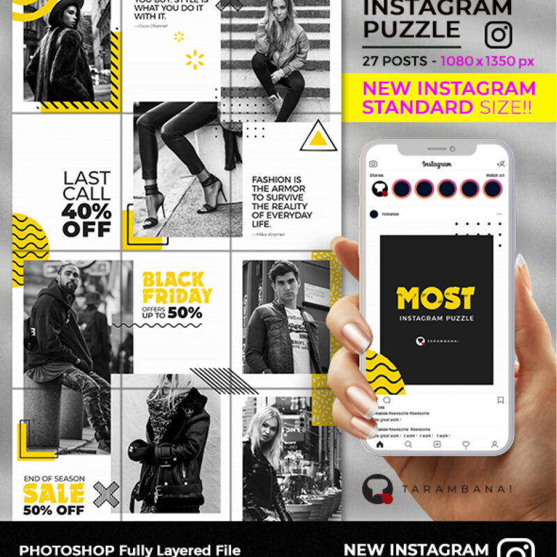MOST - Feed Puzzle para Instagram
