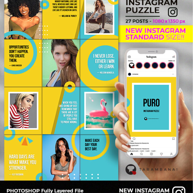 PURO - Feed Puzzle para Instagram