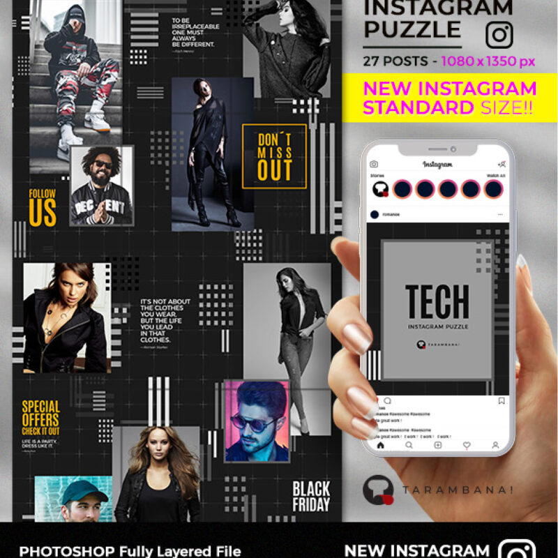 TECH - Feed Puzzle para Instagram